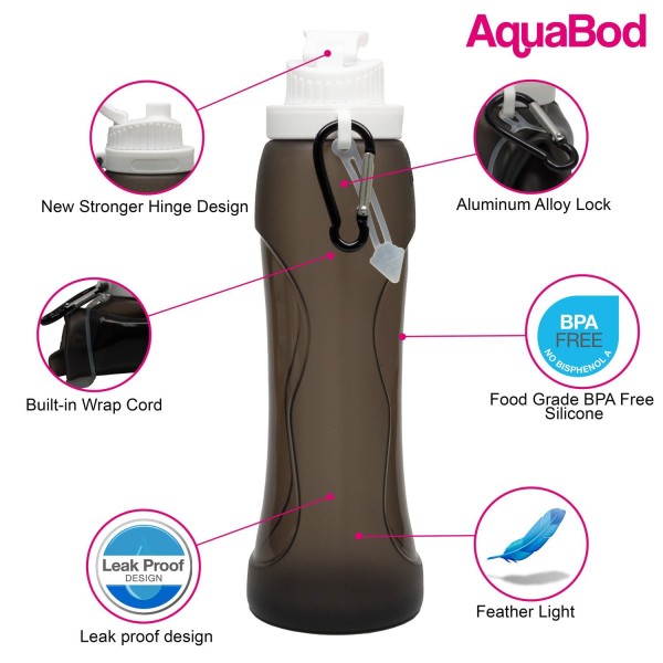 Aquabod Sports Collapsible Water Bottle