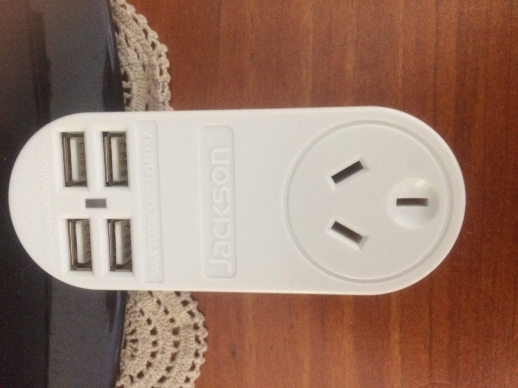 Jackson Adapter with 4 USB Ports