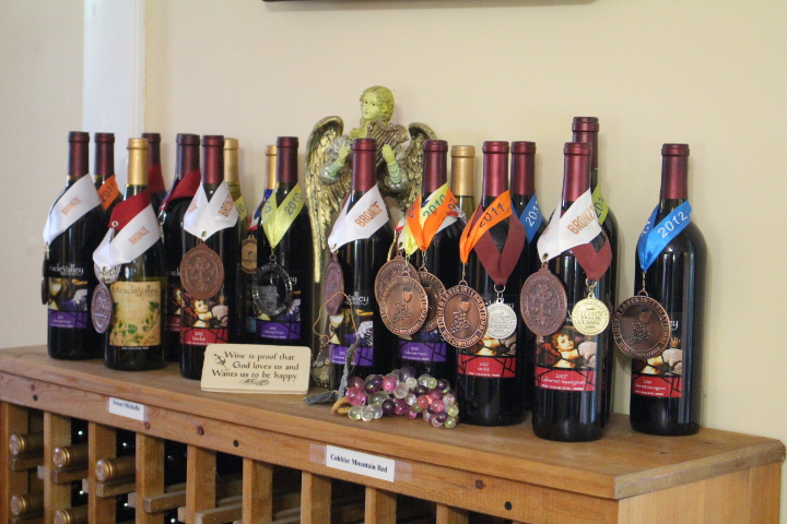 award-winning wines from Miracle Valley Vineyard