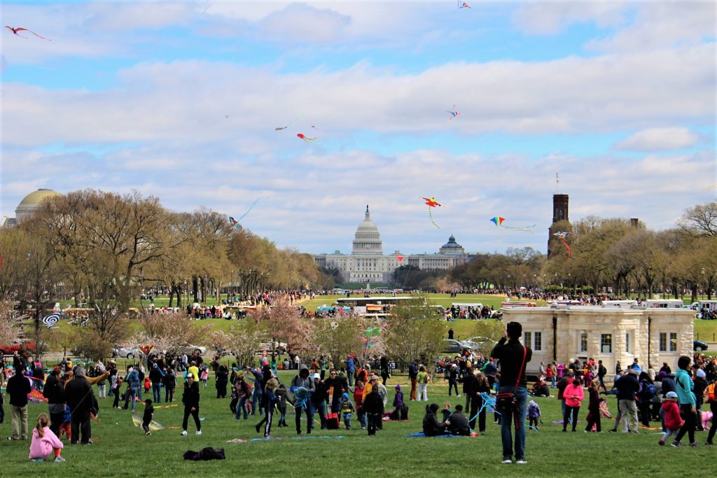 The Blossom Kite Festival on The National Mall