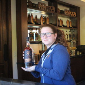 Our tasting hostess from the Virginia DIstilling Company